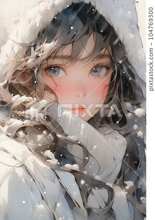 冬日光芒中的女孩 冬日光芒中的女孩 104769300