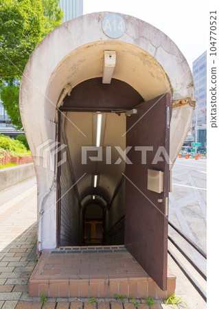 Gulliver Tunnel in front of JR Sannomiya Station in Kobe City (Exit Sanchika A14) 104770521