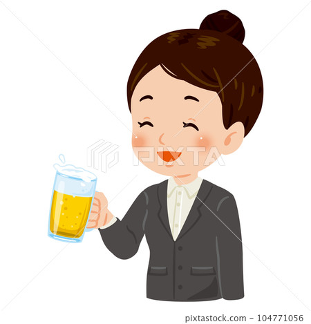 乾杯形象年輕女子 1 104771056