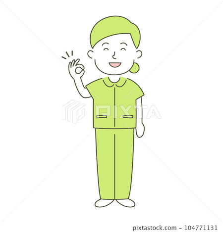 護士表現良好的插圖 104771131