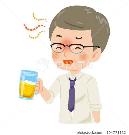 中年男子醉酒 104771132