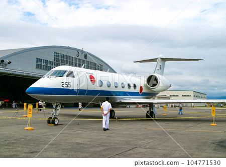 Air Self-Defense Force multi-purpose support aircraft U-4 on display 104771530