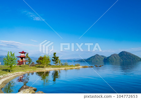 北海道洞爺湖八景浮禦堂公園 104772653