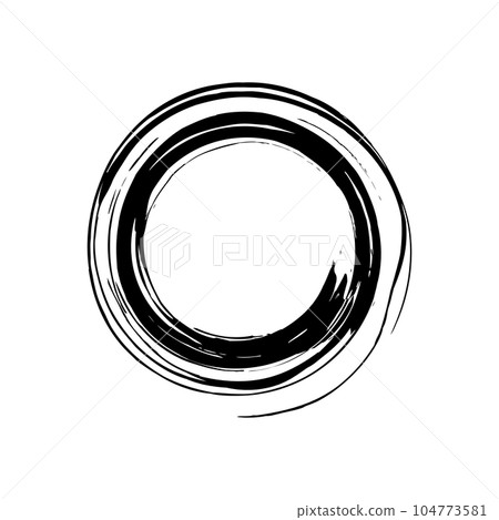 Spiral Design Element. Brush Stroke Line. Abstract Swirl Icon. Vector Art. 104773581