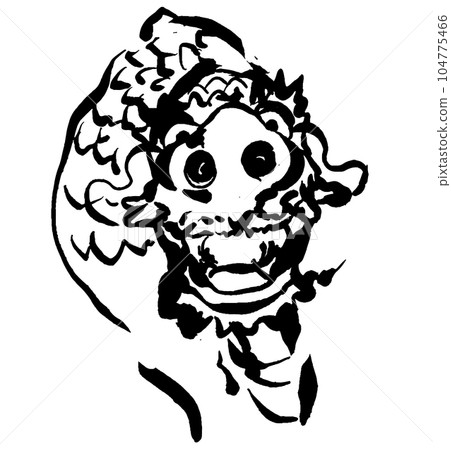 Year of the Dragon New Year's card template 2024 Dragon AD New Year New Year's Day New Year's card 104775466
