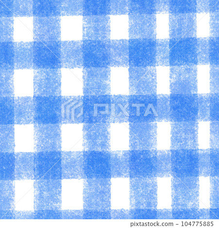 Painting of blue plaid background for usage as an aesthetic and a decorative element 104775885