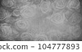 decorative vintage concrete texture with roses 104777893