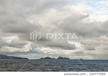 Cruising Cape Horn on Hornos Island, Tierra del Fuego, Chile, South America 104777994