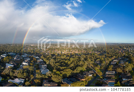 View over Macleod in Melbourne View over Macleod in Melbourne 104778185