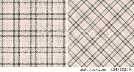 Background tartan textile of vector seamless plaid with a fabric pattern check texture. 104780269