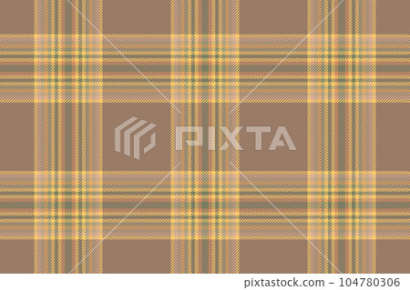 Fabric background textile of plaid pattern seamless with a check texture vector tartan. Fabric background textile of plaid pattern seamless with a check texture vector tartan. 104780306