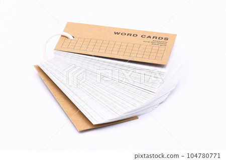 單詞卡和記憶卡的圖像 單詞卡和記憶卡的圖像 104780771