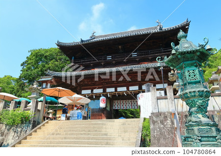 [香川縣]清晨“Konpira-san”Kotohira Shrine（Daimon） 104780864