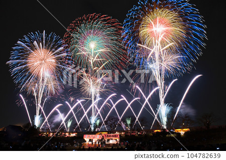 Tsuchiura fireworks display Tsuchiura fireworks display 104782639