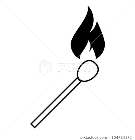 wooden match icon vector wooden match icon vector 104784173