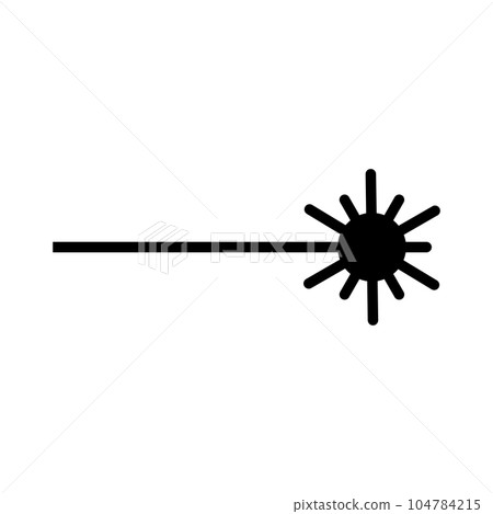 lasers icon vector 104784215