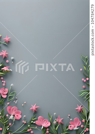 Colorful simple floral decoration, tiny flower illustration, background template, creative arrangement of nature and flowers. Good for banner, wedding card invitation draft, design element, and other. Colorful simple floral decoration, tiny flower illustration, background template, creative arrangement of nature and flowers. Good for banner, wedding card invitation draft, design element, and other. 104784279