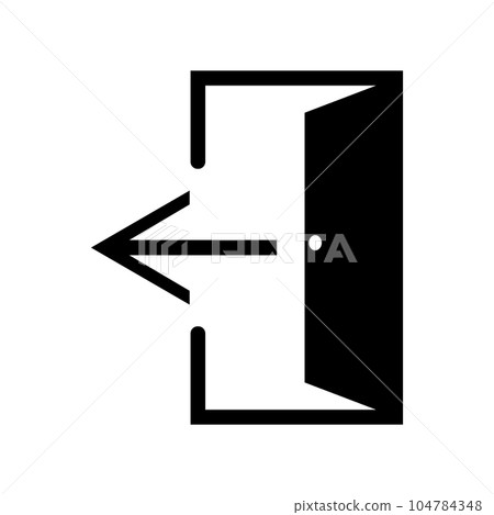 door icon vector door icon vector 104784348