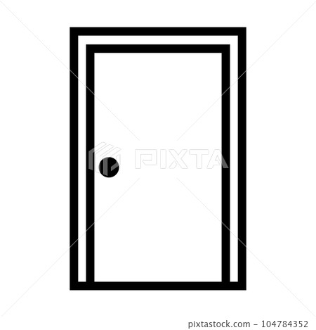 door icon vector 104784352