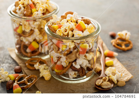 Halloween trail mix 104784691