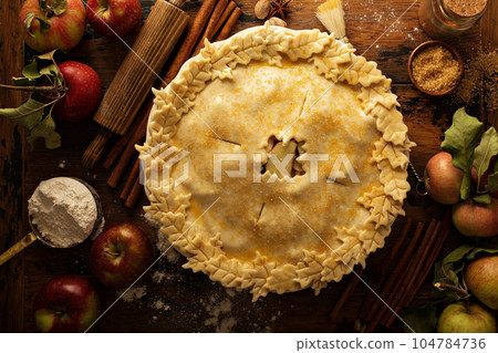 Making apple pie Making apple pie 104784736