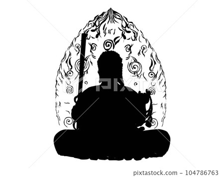 Fudo Myoo Seated Statue: He cuts off worldly desires from the world of confusion, teaches all people the path of Buddha, and guides them to salvation. 104786763