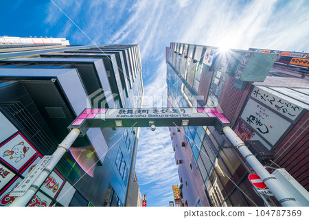 「東京」櫻花大道・新宿歌舞伎町 104787369