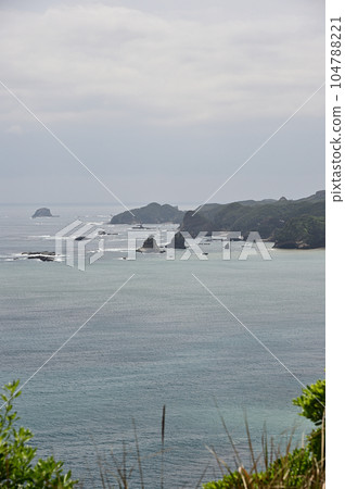 "Tanegashima" east coast, from Anjo, Nishinoomote City, towards Inushiro coast 104788221
