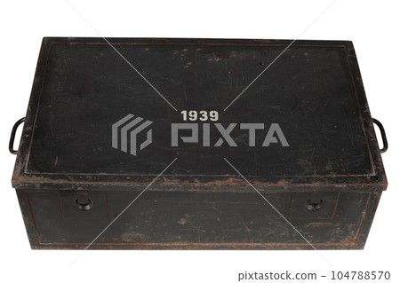 WW2 German Army ammunition wooden crate. 104788570