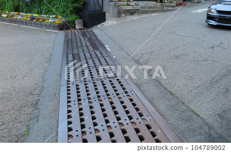 Rack rails of the former Shinetsu Main Line, which have been converted to gutter gratings (near Yokogawa Station) Rack rails of the former Shinetsu Main Line, which have been converted to gutter gratings (near Yokogawa Station) 104789002