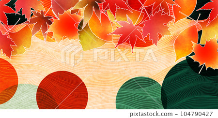  Autumn leaves maple autumn background 104790427
