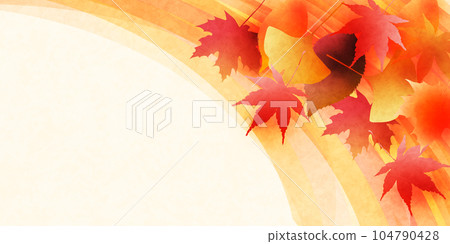  Autumn leaves maple autumn background 104790428
