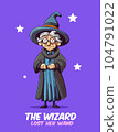 Vector Illustration, The Wizard Lost her Virginity 104791022