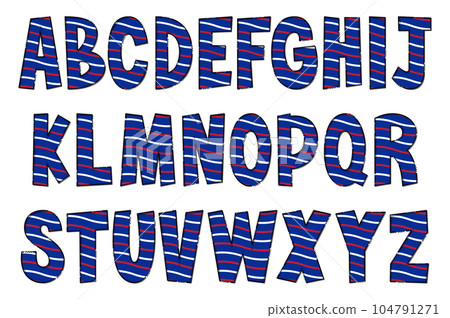 Adorable Handcrafted Great USA Font Set Adorable Handcrafted Great USA Font Set 104791271