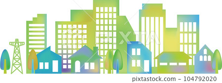 City image watercolor style City image watercolor style 104792020