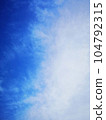 Blue sky and white clouds in May 104792315