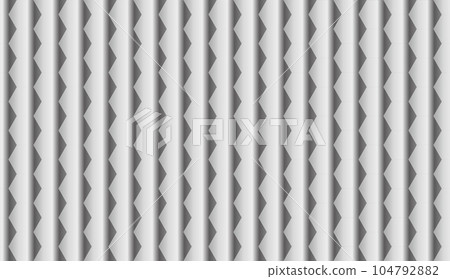 Silver three-dimensional jagged vertical stripes up, down, left and right seamless background illustration Silver three-dimensional jagged vertical stripes up, down, left and right seamless background illustration 104792882