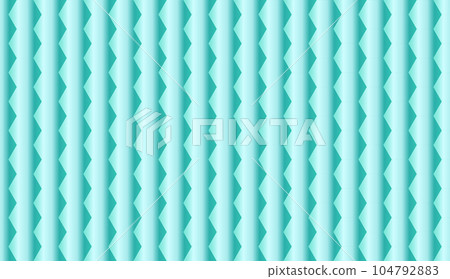 Light blue three-dimensional jagged vertical stripes up, down, left and right seamless background illustration Light blue three-dimensional jagged vertical stripes up, down, left and right seamless background illustration 104792883