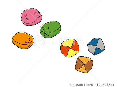 豆袋的插圖 104793775