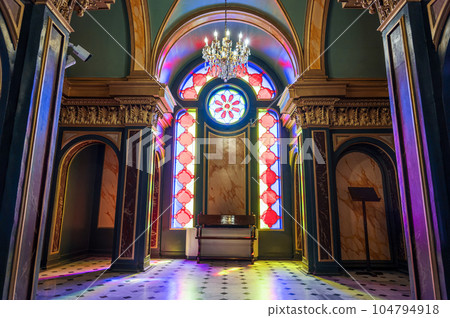 Interior of Saint Stephen Orthodox Church in Istanbul, Turkey 104794918