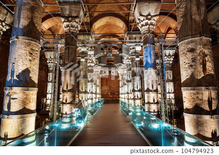 Theodosius cistern in Istanbul, Turkey Theodosius cistern in Istanbul, Turkey 104794923