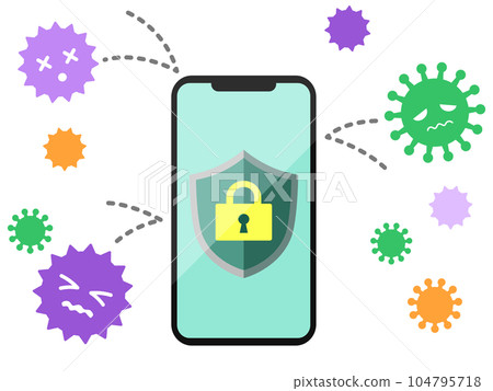 智能手機安全防範病毒 104795718