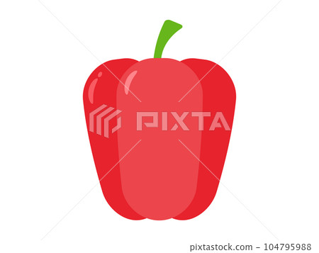 Red paprika icon Red paprika icon 104795988