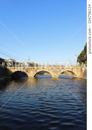 千葉縣、南房總市、眼鏡橋(長橋) 千葉縣、南房總市、眼鏡橋(長橋) 104796224