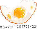 sunny side up fried egg 104796422