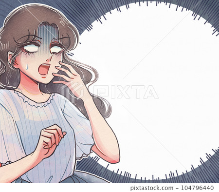 why…! An older sister and a heartfelt illustration banner 104796440