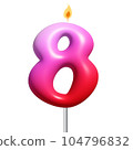 Birthday Candle 104796832