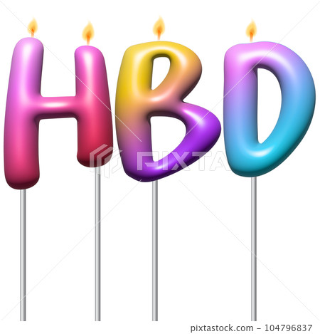 Birthday Candle Birthday Candle 104796837