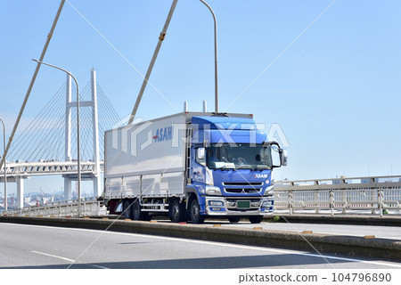 Logistics truck Logistics truck 104796890