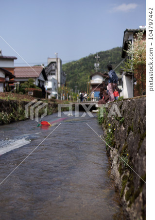 Tottori, a walk in the four seasons, the river where Koinobori swims, the Seto River Tottori, a walk in the four seasons, the river where Koinobori swims, the Seto River 104797442